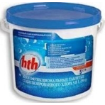 hth Таблетки стабилизированного хлора 5 в 1 200 гр. 25 кг